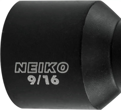 Close-up of 9/16 CrV steel nut driver from Beefed Up Magnetic Hex Impact Nut Driver Set 12 Piece CrV Steel Nut Setter For Drill