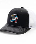Allblack Dope Vintage Sport Trucker Cap For Men With Soft Feel And All Day Comfort Classic Baseball Hat Style Front View
