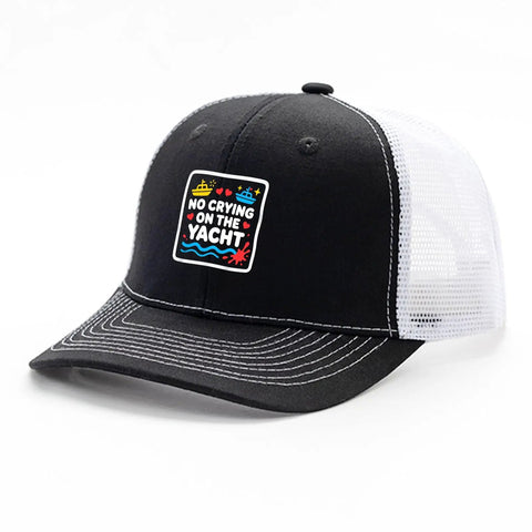 Allblack Dope Vintage Sport Trucker Cap For Men With Soft Feel And All Day Comfort Classic Baseball Hat Style Front View