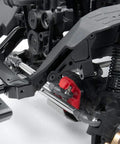 CNC Aluminum 6061 Sway Bar Panhard Mount for Axial SCX10 III AXI03007 1 Tenth RC Crawler Car Beefed-Up Black Finish Built-To-Last Heavy Duty Suspension Accessory installed on RC crawler front suspension