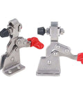 Quick Release Vertical Toggle Clamp For Woodworking 150 Lb Holding Capacity Easy Pin Removal Smooth Lever Action Heavy Duty Fixture