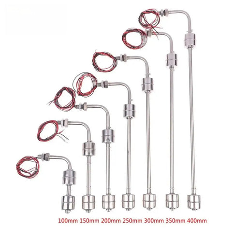 Stainless Steel Float Switch Liquid Level Sensor For Water Tank And Pool, 45 To 400mm Range, Double Ball Design, CE certified