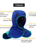 Heavy Duty Built To Last Welding Hood With Heat And Abrasion Resistant Fabric Full Coverage Protective Head Cover With Neck Drape