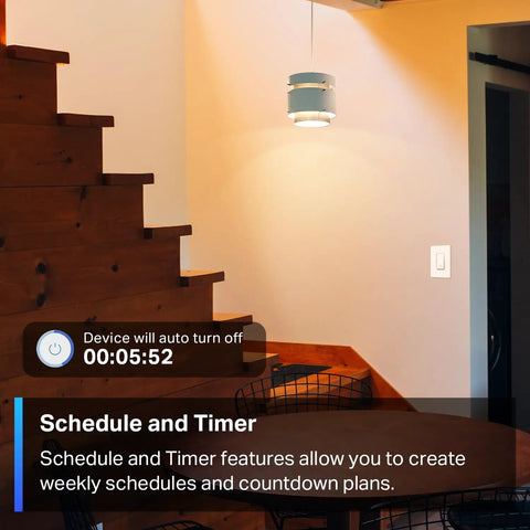 Matter Smart Light Switch With Voice Control For Siri Alexa And Google Home Two Pack No Fuss Setup UL Certified Timers