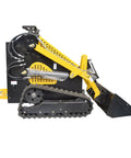 Track Type Mini Skid Steer Loader Workhorse for construction and landscaping jobs with rugged, versatile material handling bucket.