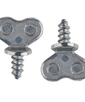 50 Pack License Plate Thumb Screws For Secure Mounting, rustproof metal screws with textured top and universal fit for cars and trucks