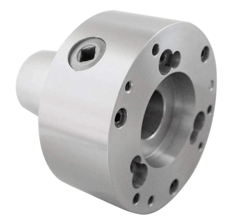 5C Collet Chuck, 5 Inch Precision With Integral D1-4 Cam Lock Back Mount, Five Eighths Inch Stud, Fast Plug And Play Lathe Attachment
