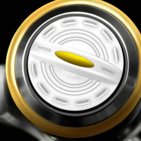 Close-up of the top knob of Beefy Saltwater Spinning Reel With Anti Corrosion Coating 9Kg Drag 12 Plus 1 Stainless Bearings