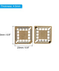 Two PLCC44P IC Socket 44 Pin 1.26mm Pitch SMT Surface Mount Socket For PCB Board Prototyping And Testing Pack Of 2, 23mm square