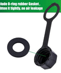 Gas Can Vent Caps 2 Pack Rear Vent Screw Caps For Replacement Fits Most Fuel Diesel Kerosene Jugs Leakproof Seal Black
