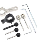 Camshaft Timing Belt Tool Kit For VW Audi 1.6L 2.0L TDI Diesel Engines tools including pins and wrench.