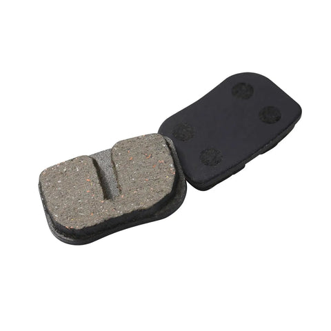 Mini Bike Disc Brake Pads For Predator 79cc To 105cc Engines shown in close-up view, showcasing brake surface texture and backing.