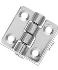 Two Pack Heavy Duty Solid Iron Door Hinges For Barn Garage Gate Cabinet Offering Sturdy Secure Closure And Tough As Nails Silver Finish 3x3 cm