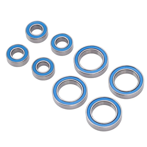 8Pcs Stainless Steel Sealed Ball Bearings for RC Crawler Cars Upgrade Parts for Arrma 3S Rock Granite Outcast High Durability Low Friction