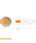 45mm Rotary Cutter For Fabric, Cuts Through Multiple Layers, Left Or Right Handed, Easy Safe Blade Change, Premium Steel Precision Tool