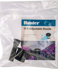 Adjustable Spray Nozzle With 0 To 360 Degree Arc And 15 Ft Radius Delivers Precise Pop Up Sprinkler Performance For Lawn And Landscape Irrigation With Even Coverage And Water Savings No Fuss Setup in packaging.