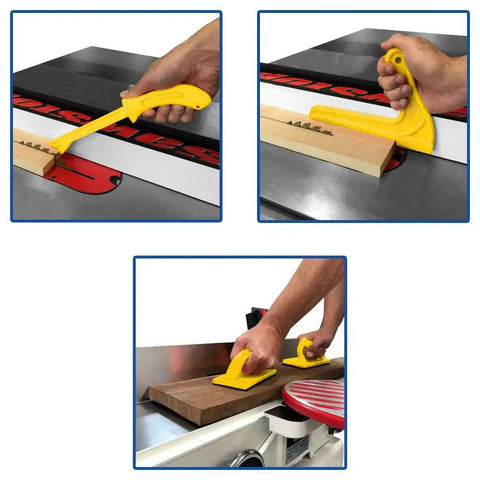 Five Piece Plastic Safety Push Block Set For Woodworking Router Tables And Household Use Includes Short Push Blocks
