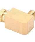 Heavy Duty Brass Lube Fitting 90 Degree Adapter Stops Oil Leaks Under High Pressure On Nylon Copper Aluminum Tubing, 1/4 inch