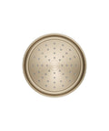 Purist Single Function Showerhead With Katalyst Air Induction Technology, 5.5 Inch Sprayface, 48 Translucent Nozzles, top view.