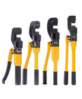 Heavy Duty Hydraulic Scissors Cutting Machine Portable Rebar Shear 6T To 13T Manual Steel Bar Cutter set of five handheld tools for construction.