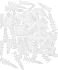 Heavy Duty Drywall Anchors Kit, 300-Piece Plastic Anchors With Spiral Expansion Tubes scattered on white background