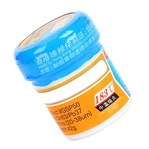 Professional Solder Paste For Electronics Pros And Diyers 183C Melting Point High Viscosity 42g tube for PCB