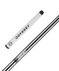 DFX Putter For Right Hand 2025 35 Inch Length With V Line Fang Head Charcoal Finish Oversized Grip, showing grip and shaft details.