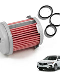 Automatic Transmission Filter And O Ring Kit For Honda Odyssey CR V Pilot Accord TL RDX RLX MDX TSX shown with vehicle image
