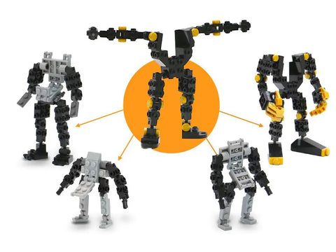 Pivot Link For Mecha Frame F506 Multi Angle Elbow And Knee Joints Slim Clip Design For Custom Mechs Flexible Low Profile Mechanisms Smooth Movement Plug And Play Ready 20 Pieces Bundle For Easy Build And Upgrade black mecha joint figures