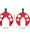 Red Helicopter Swashplate Leveler Pro Grade Tool For Flight Training And Maintenance Compatible With 380 470 600 700 RC Helis