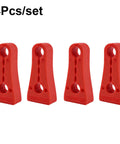 Heavy Duty Silicone Car Door Slam Stoppers And Quiet Close Pads, set of 4 red rubberized noise dampeners for vehicles.