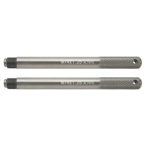 Premium Aluminum Alloy Wheel Alignment Pin Set For Tire Repair And Rim Work, Universal Fit Guide Tool with grooved shafts.