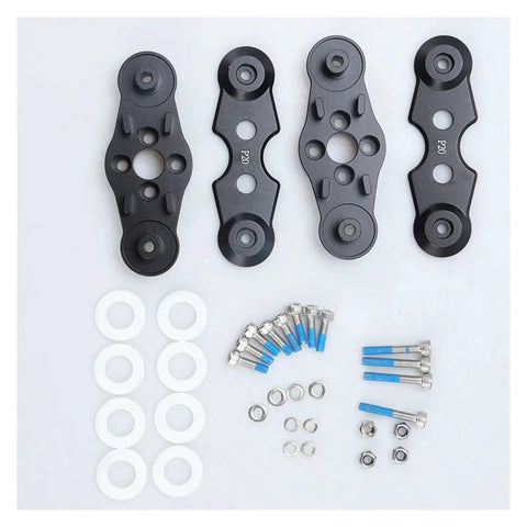36 Inch Folding Propeller Hub Set Compatible With P20 Agricultural Drone for Crop Spraying, includes blades and assembly parts.