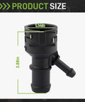 Engine Coolant Heater Hose Connector For Audi A3 TT Skoda Octavia And VW Golf Replacement 1K0122291C product dimensions