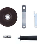 Components of 4 Inch Pneumatic Angle Grinder High Speed Polisher And Air Grinding Tool With Disc For Polishing And Cutting