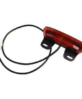 Ultra Bright 12V E Bike Taillight With Turn Signals And Brake Function For Night Rides Enhanced Safety System Reduces Accident Risk, red ABS rear light with cable