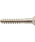 Gig Ready Hella Tough Stainless Steel Countersunk Screws 3.5Mm By 25Mm showing nickel-coated screw for guitar mounting.
