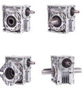 Built Tough Heavy Duty Worm Gear Reducer With A Solid Aluminum Housing For Smooth Speed Control And Rock Solid Motor Drive Adapter Performance In Any Industrial Setup, showcasing different angles.