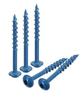 8x2 Inch Pocket Hole Screws Set 100 Pcs Square Drive Self Tapping Wood Screws Blue For Cabinets Joinery And Furniture Building DIY Friendly Durable Corrosion Resistant Hardware