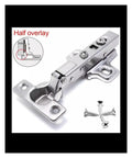 Slim 26mm Hydraulic Damper Hinges With Soft Close For Narrow Cabinets Half Overlay Ultra Compact Hardware For Slim Furniture Doors