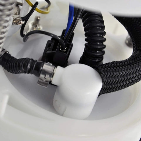 Close-up of Fuel Pump Module Assembly With Sending Unit Fuel Level Sensor Tank Seal And Lock Ring For 2008 2012 Honda Accord Crosstour V6 3.5L FWD