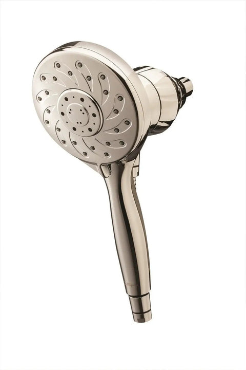 Handheld Showerhead With Magnetic Dock, Filtered Water For Softer Skin And Hair, 5 Spray Settings, Brushed Chrome