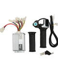 36V 1000W Ebike Controller Kit With Locking Battery Display And Twist Throttle Grip Ready To Roll Brushed Motor Speed Controller Replacement kit with controller, throttle grip, wires and keys