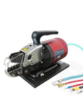 0.5 To 0.6 Mpa Pneumatic Crimping Machine For Insulated Tube Terminals With Replaceable Jaws and air hose for easy automotive wiring repairs.