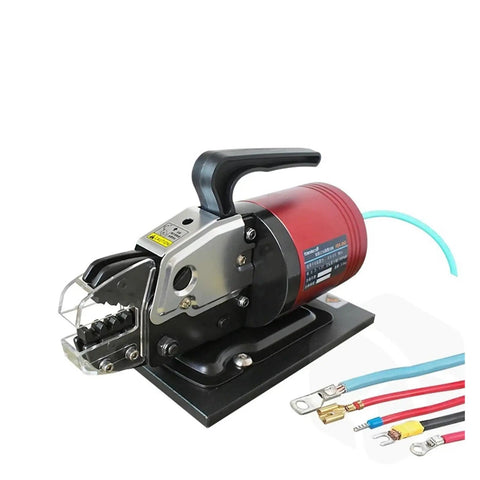 0.5 To 0.6 Mpa Pneumatic Crimping Machine For Insulated Tube Terminals With Replaceable Jaws and air hose for easy automotive wiring repairs.