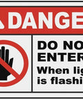 Durable Aluminum Warning Sign For Factory Warehouse And Construction Sites No Nonsense Prohibition Plaque 8x12 Inch Wall Mount