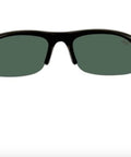 Back view of RB4173 601/71 Black Acetate Sunglasses With Gray Green Classic Lenses 62mm showcasing frame and lens color.