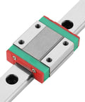 Close-up of Compact 250mm MGN12 Linear Rail Kit With 2 MGN12B Blocks, 12mm Width for CNC, 3D printing, robotics, and DIY projects