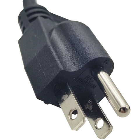 Close-up of Electric Pallet Jack Charger Cable 1115-500006-10 plug for Big Joe EZ30 E30 D40 EZ40, black durable connector
