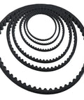 Six Pack 2GT Timing Belts For 3D Printers 6mm Wide Closed Loop Rubber Drive Belts With Round Tooth Profile Built To Last